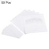 Unique Bargains Hollow Lace Cut Design Foldable Blank Party Greeting Cards 50 Pcs - 3 of 4