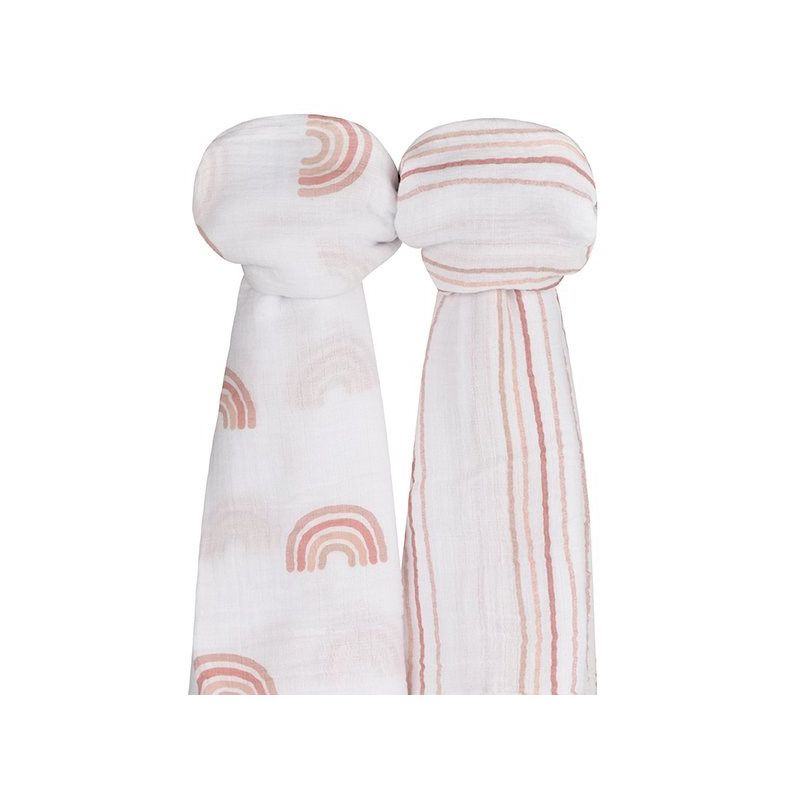 Ely's & Co. Cotton Muslin Swaddle Blanket  2 Pack, 3 of 6