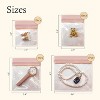 30-Pack EVA Anti-Tarnish Jewelry Bags, Clear Soft Plastic Pouches for Rings, Chains & Earrings, Mixed Sizes - 2 of 4