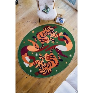 Lany Space Maggie Stephenson Oval Wild Stars Rug - 1 of 4