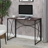 Breighton Home Nova Folding Desk in Espresso/Black - 2 of 4