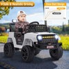 Infans 12V Kids Ride on Truck Car Battery Powered Toddler Electric Vehicle w/ 3 Speeds - 4 of 4
