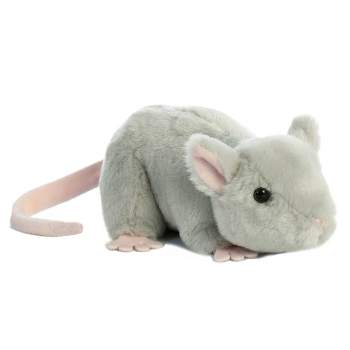 Aurora Mini Flopsie 8" Mouse Grey Stuffed Animal