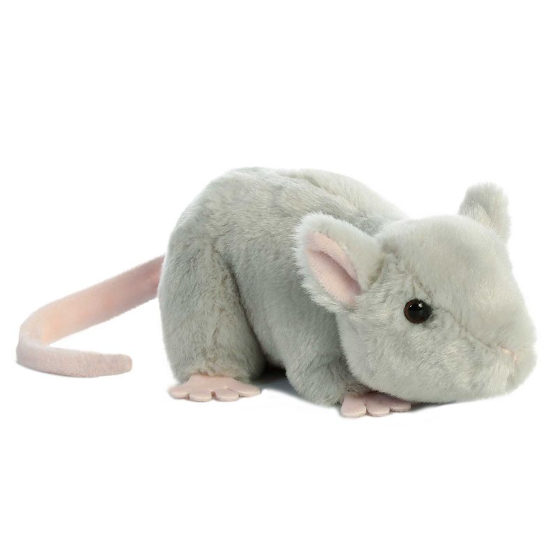 Aurora Mini Flopsie 8" Mouse Grey Stuffed Animal, 1 of 5