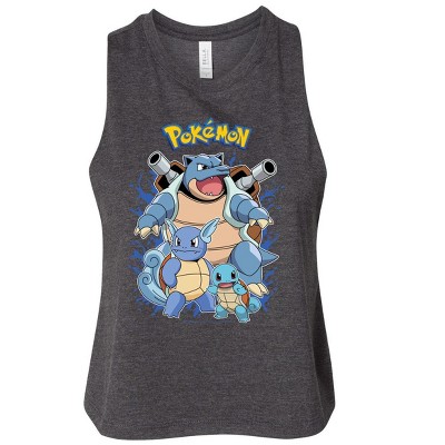 Women's - Pokémon - Squirtle Evolution Graphic Racerback Tank