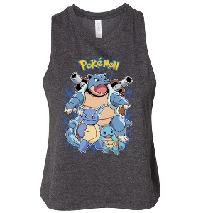 Women's - Pokémon - Squirtle Evolution Graphic Racerback Tank - 1 of 3