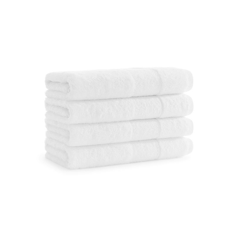 Aston & Arden Luxury Hand Towels (600 GSM, 18x32 in., 4-Pack), Solid Color Block, 1 of 6