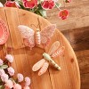 Floral Etched Butterfly and Dragonly Shelf Sitter (Set of 4) - 2 of 4