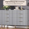 8-Drawer Dresser for Bedroom – Fluted Modern Wooden Chest of Drawers with Deep Storage for Living Room, Hallway, Kids Room - 2 of 4