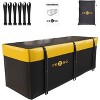 Hitch Cargo Carrier Bag - 15 Cubic Feet (59" x 20" x 22") Waterproof Soft Shell Carrier for Car, Pickup, Truck Cargo Basket - 4 of 4