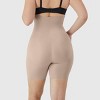 Maidenform Women's Shapewear High Waist Firm Mid Thigh Shaping Shorts SES095 - 3 of 4