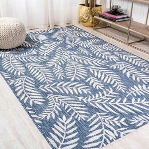 JONATHAN Y Nevis Palm Frond Indoor/Outdoor Area Rug - 1 of 4