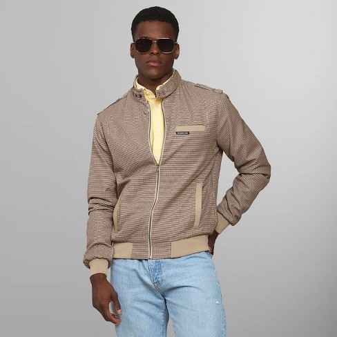 Members Only - Men's Clinton Houndstooth Iconic Racer Jacket - image 1 of 4