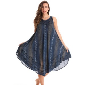 Riviera Sun Sleeveless Umbrella Dresses for Women 21971-FUS-M - 1 of 3