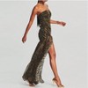Mocamel Women Tube Top Dress Slim Strapless Backless Mesh  Party Club Night Dress - 4 of 4