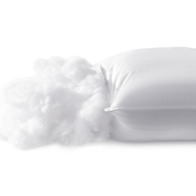 Queen Size White Cotton Down Alternative Sleeping Pillows, Set of 2