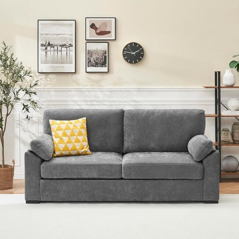 Whizmax Couches for Living Room,2 Seater Chenille Recliner Sofa Mid-Century Modern Sofa Couch with Space Spring Cushion and Solid Wood Frame - image 1 of 4