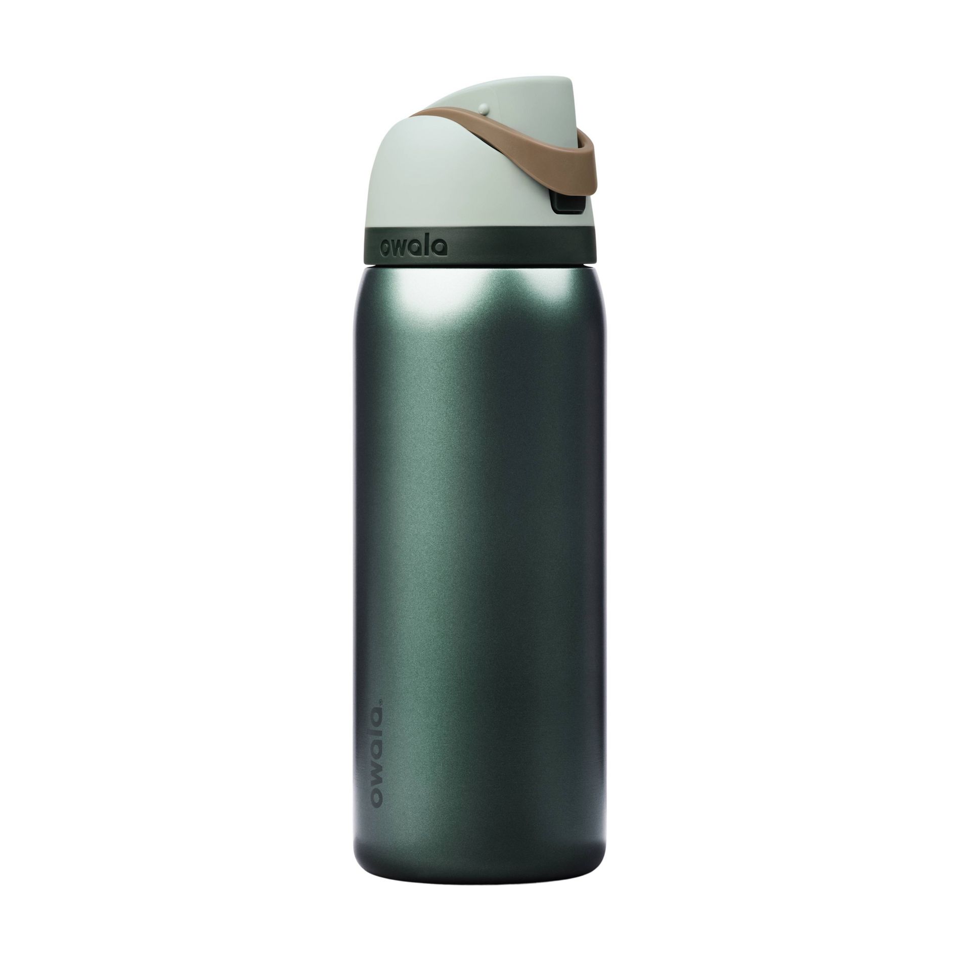 Special Edition Owala 32oz Stainless Steel FreeSip Sway Water Bottle - Metallic Green