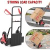 Acekool Stair Climbing Dolly, 2-in-1 Folding Hand Truck with 6 Wheels, Telescoping Handle, 330 lbs Load for Stairs, Moving, Storage - 4 of 4