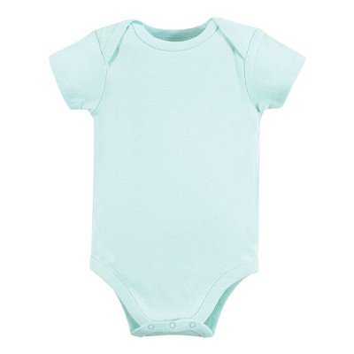 Image of Luvable Friends Cotton Bodysuits 1pk, Aqua, 3-6 Months