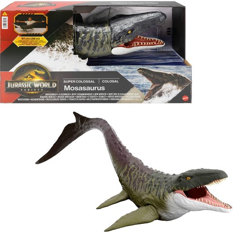 Детские фигурки Jurassic World Rebirth Super Colossal Mosasaurus Action Figure, Dinosaur Toy