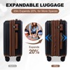 ZACHVO 20-Inch Carry-On Luggage, 22x14x9 Airline Approved Expandable PC Hardshell Suitcase with Spinner Wheels and TSA Lock - 3 of 4