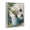Stupell Industries Impressionist Potted Flowers Green Leaves Pink Petals Framed Giclee Art - 2 of 4
