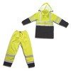 Forester Class 3 Hi-Vis Green Rain Suit w/ Black Bottoms - 3 of 3