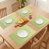 REGALWOVEN Farmhouse Placemats Set of 8 Woven Placemats for Dining Table Decor Indoor Washable Kitchen Table Mat - 3 of 4