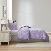 Nestl Modern Comforter Set, 3 Piece Botanical Bedding Set, Reversible Comforter Bed Set - 2 of 4