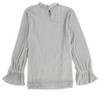 Alfani Womens Ruffle Neck Pullover Blouse - 2 of 2