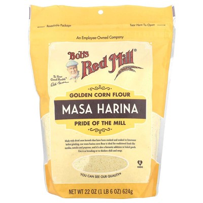 Bob's Red Mill Masa Harina Golden Corn Flour Gluten Free 22 oz