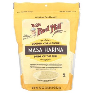 Bob's Red Mill Masa Harina Golden Corn Flour Gluten Free 22 oz - 1 of 2