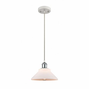 Orwell - 1 Light Cord Hung Mini Pendant In Industrial Style-6.5 Inches Tall and 8.38 Inches Wide - 1 of 1