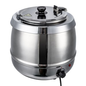 Commercial Soup Warmer, 10.5QT Soup Kettle with Hinged Lid and Detachable Stainless Steel Insert Pot, Suitable for Parties, Restaurants, and Buffets - 1 of 4