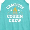 Girls' - Instant Message - Campfire Cousin Crew Graphic Sleeveless Aline Dress - 2 of 4