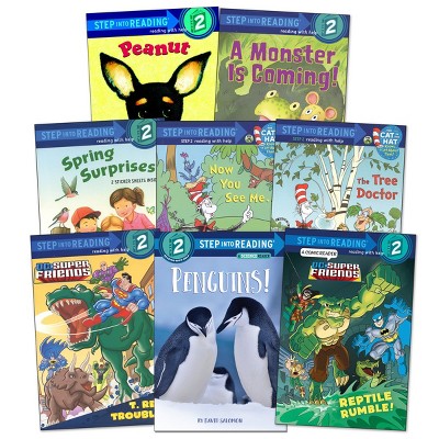 Kaplan Early Learning Step Into Reading Book Set - Level 2 - Set of 8