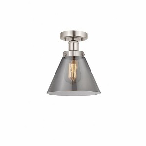 Cone - 1 Light Semi-Flush Mount In Industrial Style-9.75 Inches Tall and 7.75 Inches Wide - 1 of 1