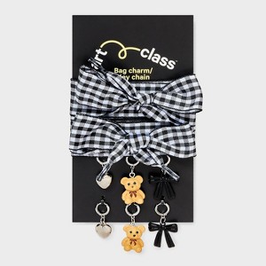 Girls' 8pc Gingham Lace Shoe Charm Set - art class™ - 1 of 2