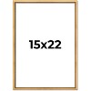 PosterPalooza | Classic Modern Gold Picture Frame - UV Acrylic, Foam Board Backing, Hanging Hardware - 2 of 4
