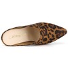 Allegra K Women's Pointed Toe Slip on Block Heel Slide Mules - 4 of 4