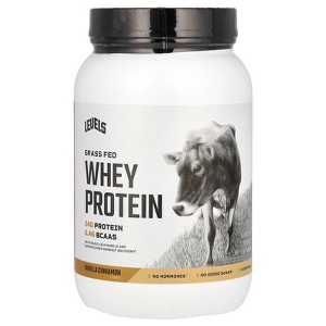 Levels Grass Fed Whey Protein Powder, Vanilla Cinnamon, 2 lb (907 g) - 1 of 2