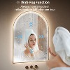 Arched Lighted Bathroom Mirror – Adjustable Dimmable LED Mirror with Anti-Fog, Easy Installation - 3 of 4