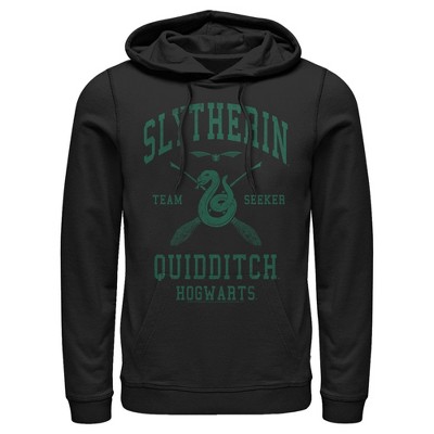 Men's Harry Potter Slytherin Quidditch Team Seeker Pull Over Hoodie