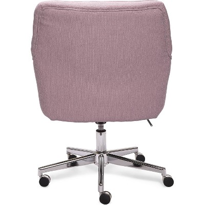 Lilac Memory Foam Swivel Home Office Chair