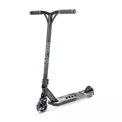 Madd Gear 5 Inch Kick Extreme BMX Style Stunt Scooter with Aircraft Grade Heat Treated Aluminum Deck and Japanese Chromoly Handlebar, Black/Grey