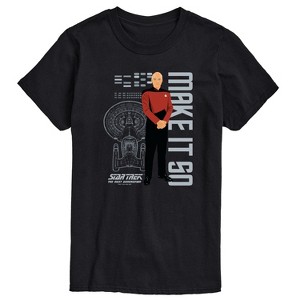 Men's - Star Trek - Picard Make It So Short Sleeve Graphic T-Shirt - 1 of 4