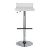 Sapphtopaz 1PC Modern Bar Stools with Chrome Base Adjustable Height Mesh Seat Swivel Counter Bar Stools with Footrest Barstools for Dining Room - 4 of 4