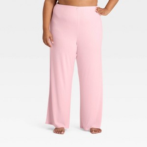 Women's Variegated Ribbed Pajama Pants - Auden™ - 1 of 3