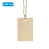 Unique Bargains Blank Hanging Ornaments DIY Craft Unfinished Craft Wood Slices 2x1.3 Inch - 3 of 4
